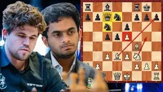 Best Ending Chess Game : 90 By Magnus Carlsen vs Nihal Sarin #chess #chessgames #chessproblems 