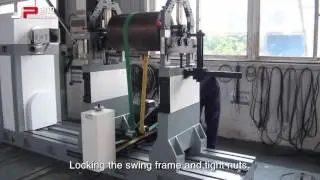 PHWQ-5000H(JP 580) Dual drive balancing machine Operation video