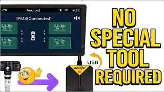 How to Install TIRE PRESSURE SENSOR (TPMS)in Car at Home Easy Step-by-Step Guide | DIY Without ToolS