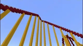 Anton Schwarzkopf Double Looping Roller Coaster In Minecraft Off Ride Footage