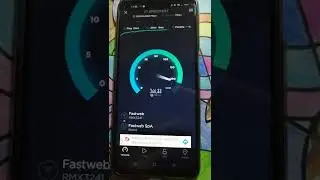 Speedtest linea Fastweb FWA in Wi Fi