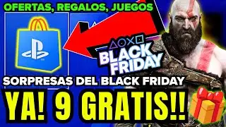 💥&iexcl;YA! &iexcl;9 JUEGOS GRATIS y OFERTAS en PS4, PS5 y PC😱🎁BLACK FRIDAY PS STORE🔥
