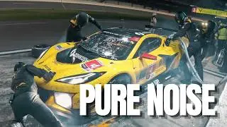 RAW RACE SOUNDS // CORVETTE GTD PRO PITSTOP // IMSA Rolex 24h 2024