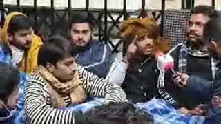 NSUI, ABVP on hunger strike in JU; admin missing