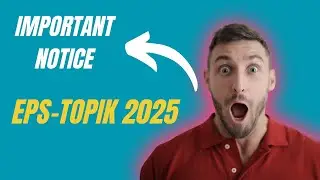 Important Announcement for EPS-TOPIK 2025 Passers