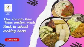 1 Pot Tomato Stew Hack- Quick Jollof, Corned Beef Stew & Spinach Stew for Busy Moms