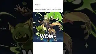 POV: Они подарили тебе ещё одного БЕСПЛАТНОГО КОЛЛЕЯ... 😭 #genshinimpact