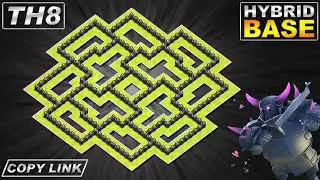NEW BEST! Town Hall 8 (TH8) Hybrid Base 2020 with REPLAY | TH8 Base with COPY LINK - Clash of Clans