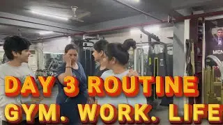 Day 3 Gym Trainer Daily Routine Fitness  Lifestyle Vlog