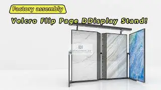 Butterfly large page turning display stand customization