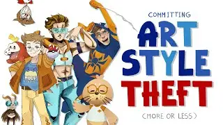 Art Style Challenge || JJBA, Pokemon, Animal Crossing & more.