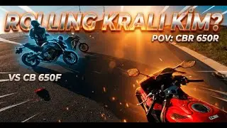 BİLEK BİLEĞE KAPIŞMA | HONDA - CBR 650R VS CB 650F [4K]