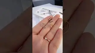 2PCS Titanium Double Hoop Nose Rings  #ouferbodyjewelry  #septumpiercing  #nosering