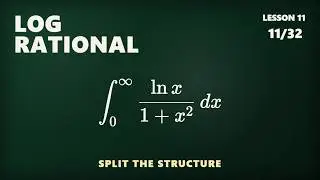 Solving the Logarithmic Rational Integral with Feynman's Technique