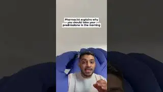 Pharmacist explains when to take Prednisolone #pharmacist #pharmacystudent #shorts