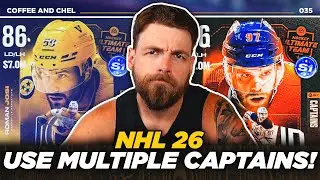 ИСПОЛЬЗУЙТЕ НЕСКОЛЬКИХ КАПИТАНОВ! | NHL 26 COFFEE AND CHEL EP 35