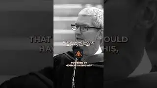 Just take RESPONSIBILITY. Apple's CEO Tim Cook