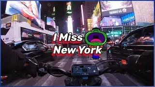 I Miss Lane Splitting Through Times Square 😩| CB300R NYC Motovlog