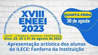 Apresenta&ccedil;&atilde;o art&iacute;stica dos alunos do ILECE: Fanfarra da Institui&ccedil;&atilde;o