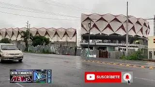 Nuevo Estadio  León, Nicaragua con Lluvia
