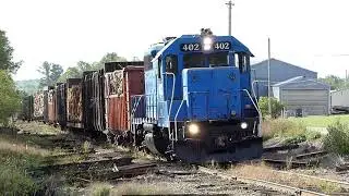 Northbound Freight Train Of Pulpwood With A Slight Rock..  | Jason Asselin