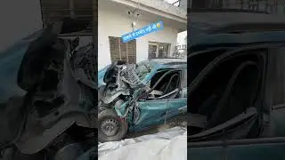 Renault Kwid Major Accident 😵 #shorts