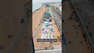 The HIGHEST Moving View Point in South England | Brighton i360 #brightonuk #nomadtravel #shorts