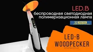 Woodpecker LED B Фотополимерная лампа для стоматолога |Обзор Вудпекер LED-B |32Норма