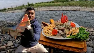 Fuimos al rio a preparar un rico CEVICHE DE TRUCHA