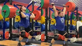 Power Jerk Technique: Weightlifting Training 143kg-152kg