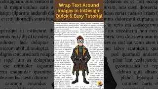 Wrap Text Around Images in InDesign Quick & Easy Tutorial #InDesign #TextWrap #InDesignTips