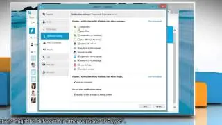 Disable online contact notifications on Skype&reg; Windows&reg; Desktop in Windows&reg; 8.1