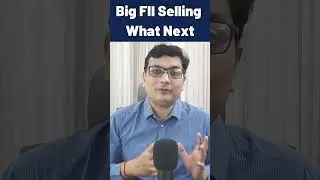 Big FII Selling  What Next #fii #selling #marketfall