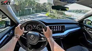 2024 Škoda Octavia Combi [Ambition 1,5 TSI 150hp 7° DSG] | POV Test Drive | Consumption information