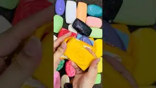 YELLOW SOAP Unpacking ASMR Soap Opening #satisfying #rainbowsoap #soap #асмрsoap #asmr #soapcutting