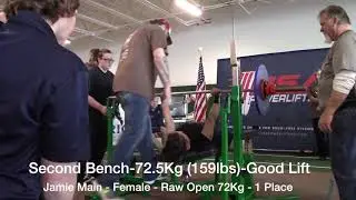 Jamie Main at the 2019 USA Powerlifting Wyoming State Championships