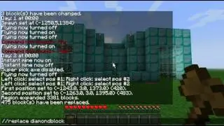 Minecraft - World Edit : Replacing Materials