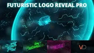 Futuristic Energy Logo Reveal PRO | After Effects Template | Logo Stings