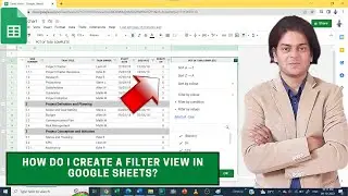 How do I create a filter view in Google Sheets?