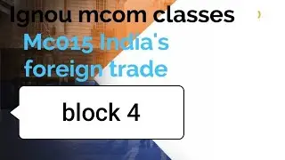 Ignou mc015 block 4 class! Ignou mc015 important question class