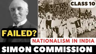 Nationalism in India  | CLASS 10| Simon Commission In one Minute