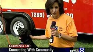Jake the Fire Safety Dog introduced to West Michigan