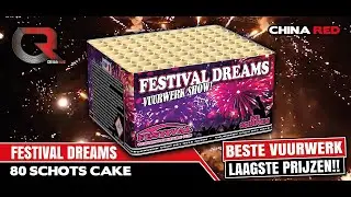 Festival Dreams - China Red - vuurwerk met inhoud