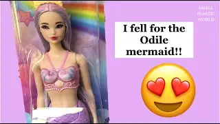 I got the purple-haired Odile Mermaid Barbie doll! Let's change her to a MTM body :)