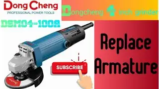 dongcheng angle grinder repair || Replace armature ||#repair #anglegrinder