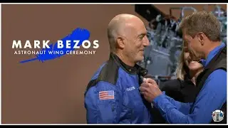 Mark Bezos Gets His Astronaut Wings | New Shepard First Flight