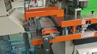 Fin stamping production machine#machine #heatexchanger
