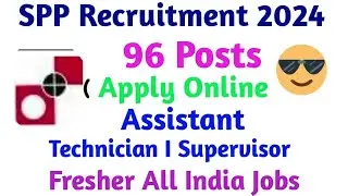 Security Printing Press Recruitment 2024 |  96 Junior Technician Posts| Apply Now!