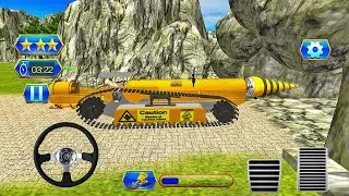 Mega Boring Machine Simulator | JCB Tunnel Construction Highway 3D Android Gameplay HD