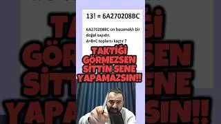 FAKT&Ouml;RİYEL SİTTİN SENE YAPAMAZSIN taktiği g&ouml;remezsen fakt&ouml;riyel b&ouml;lme b&ouml;l&uuml;nebilme #yks #kpss #&ouml;sym